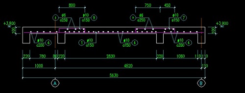 bản vẽ thép sàn 2 lớp