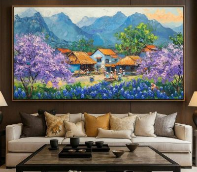 Vị trí treo tranh phòng khách