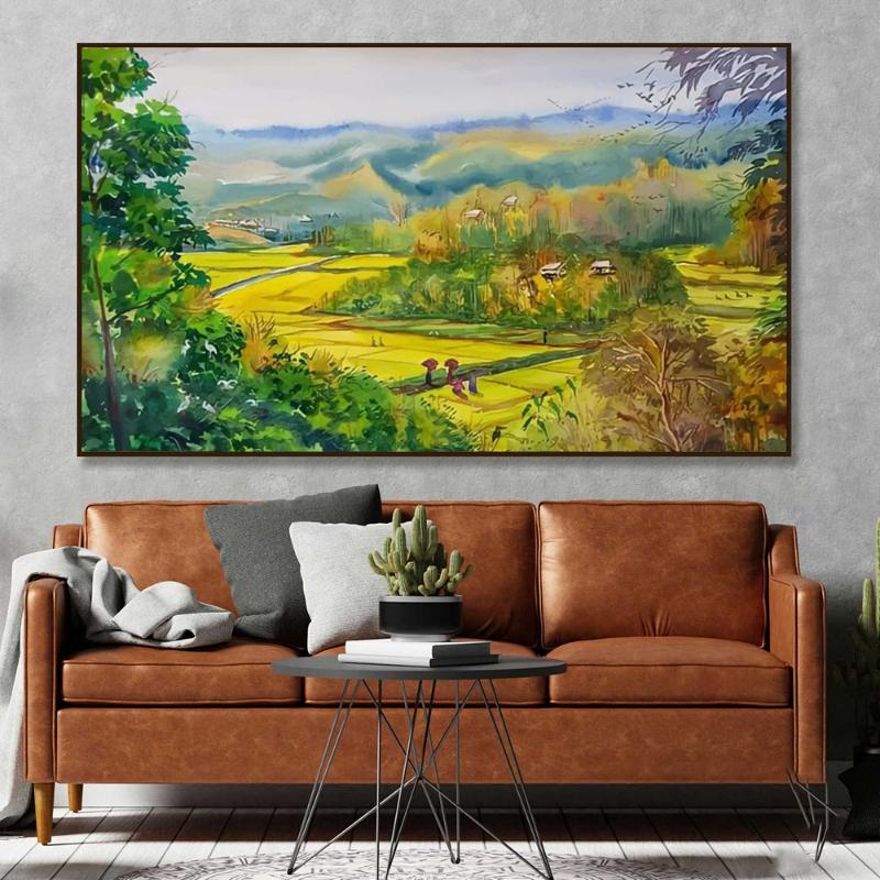 Tranh phòng khách phổ biến