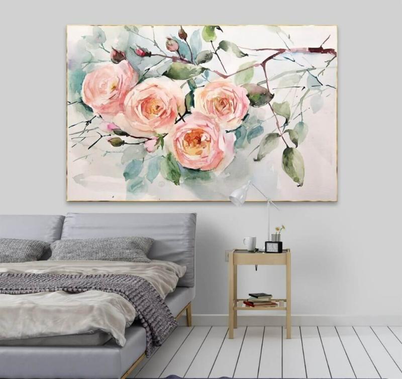 Tranh treo phòng ngủ được ưa chuộng